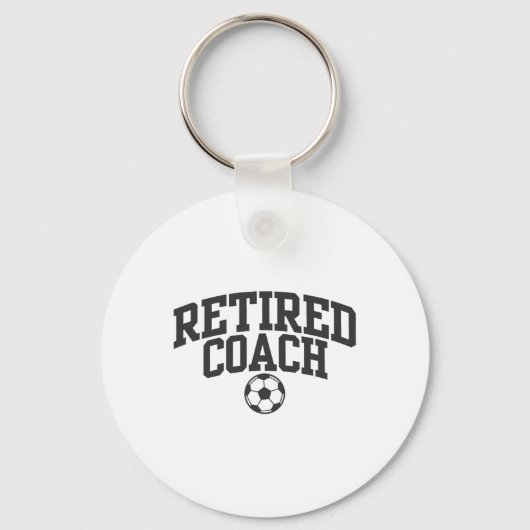 Retired Coach Soccer Team Mentor _1  キーホルダー (正面)