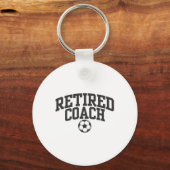 Retired Coach Soccer Team Mentor _1  キーホルダー (正面)