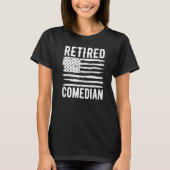 Retired Comedian Profession American Flag Premium Tシャツ (正面)