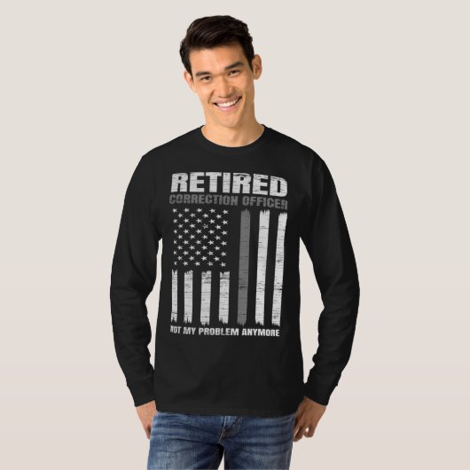 Retired Correction Officer Retirement US American  Tシャツ (正面フル)