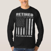 Retired Correction Officer Retirement US American  Tシャツ (正面)