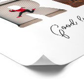 Retired Coworker Boss Retirement Photo Collage ポスター (角)