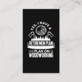 Retired Craftsman Carpenter Father Woodworker 名刺 (正面)