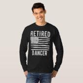Retired Dancer Profession American Flag Tシャツ (正面フル)