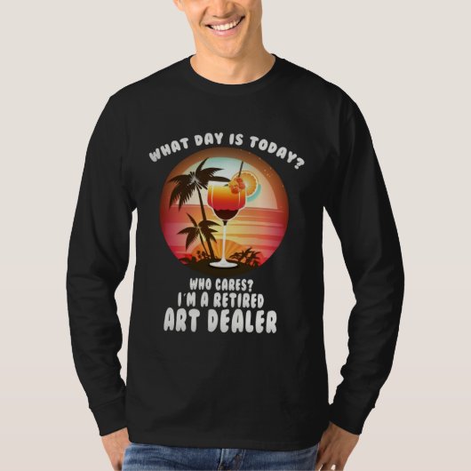 Retired dealer retired  retirees tシャツ (正面)