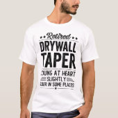 Retired Drywall Taper  Tシャツ (正面)