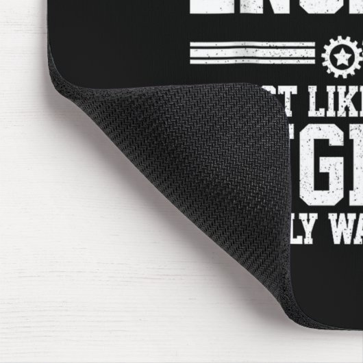 Retired Engineer Engineering Funny Saying Retireme マウスパッド (コーナー)