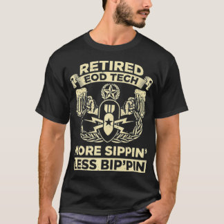 Retired EOD Tech Eplosive Ordnance Disposal Master Tシャツ