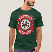 Retired Fire Paramedic Firefighter Red Maltese Tシャツ (正面)
