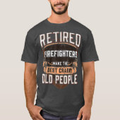 Retired Fireman  Funny Firefighter Retirement Tシャツ (正面)