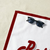 retired, free to do whatever my wife wants ビーチタオル (インサイチュ)