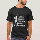 Retired Golf Dad Golfing Retiret Golfer Tシャツ (正面)