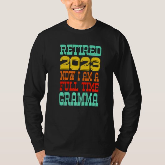 Retired Gramma 2023 Tシャツ (正面)