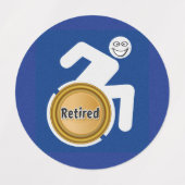 Retired Handicapped ラベル (デザイン2)