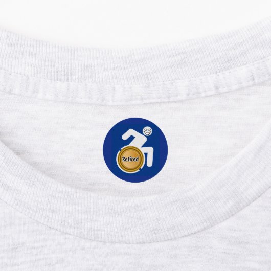 Retired Handicapped ラベル (貼付)