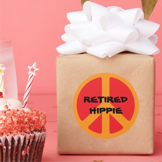 Retired Hippie ラウンドシール (パーティー)