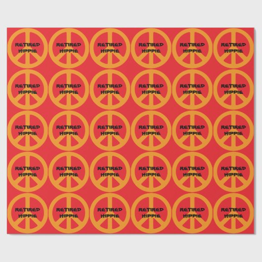 Retired Hippie ラッピングペーパー (フラット)