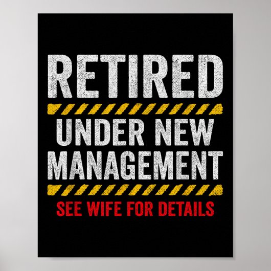 Retired Husband - Retirement Party - Funny Retirem ポスター (正面)