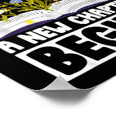 Retired librarian new chapter begins retirement ポスター (角)