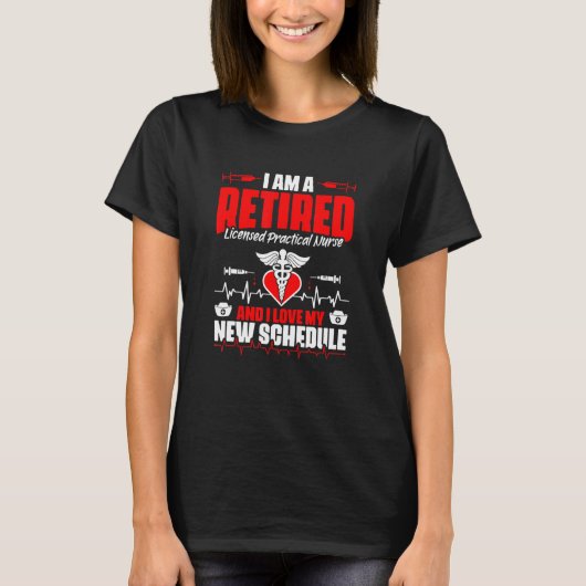 Retired Licensed Practical Nurse Medical Lpn Nur Tシャツ (正面)