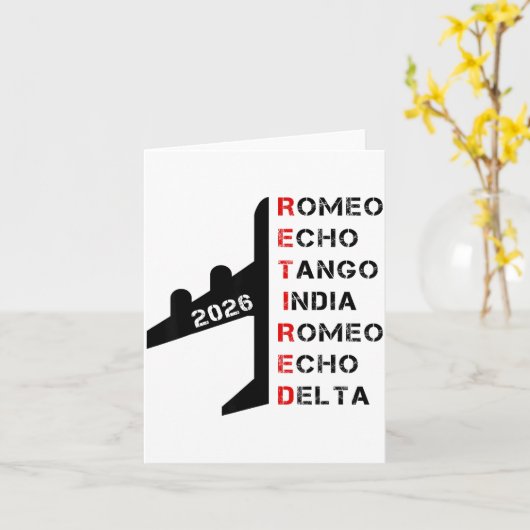 Retired Lot 2026 Phonetic Alphabet Retirement Gift カード (黄色い花)