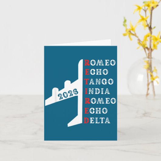 Retired Lot 2026 Phonetic Alphabet Retirement Gift カード (黄色い花)