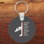 Retired Lot 2026 Phonetic Alphabet Retirement Gift キーホルダー (正面)