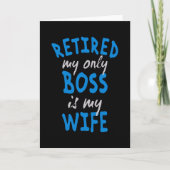 Retired my only boss is my wife カード (正面)