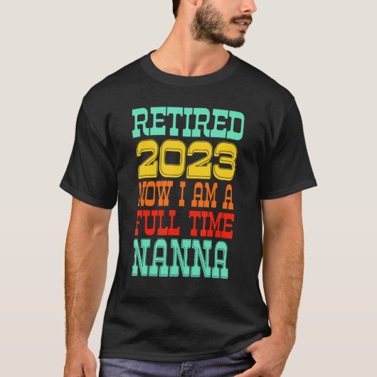 Retired Nanna 2023 Tシャツ (正面)