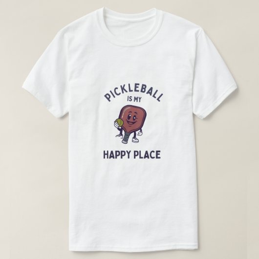Retired Now I Play Pickleball Every Day Shirt – Fu Tシャツ (デザイン正面)