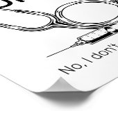 Retired Nurse Funny Nursing Retirement  ポスター (角)