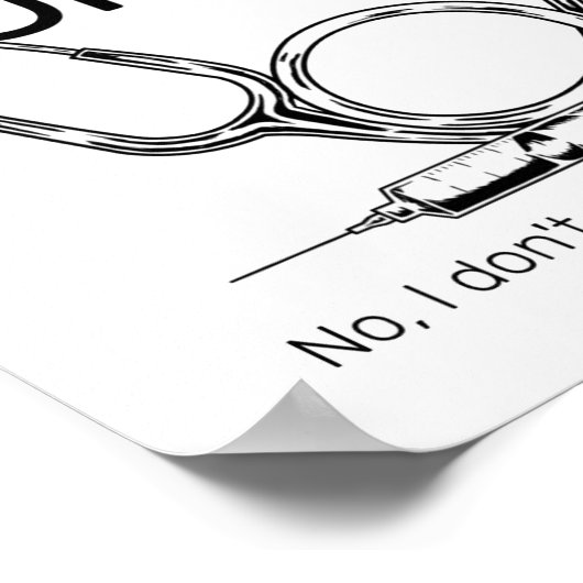 Retired Nurse Funny Nursing Retirement  ポスター (角)