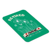 Retired Nurse RN EST. 2025 Nursing Retirement  マグネット (右側)