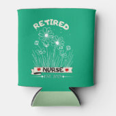 Retired Nurse RN EST. 2025 Nursing Retirement  缶クーラー (正面)