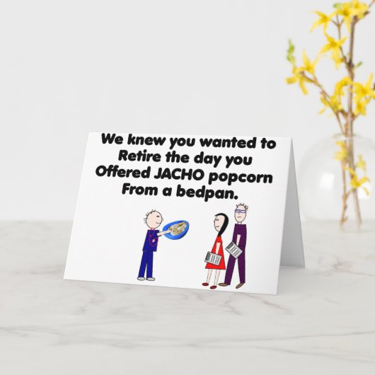 Retired Nurse Story Art JACHO 2 Card カード (黄色い花)