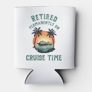 Retired Permanently On Cruise Time Retro 缶クーラー
