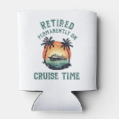 Retired Permanently On Cruise Time Retro 缶クーラー (裏面)