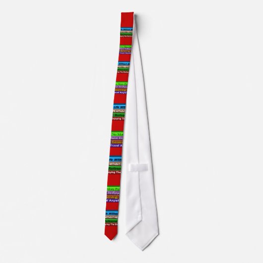 Retired Principal Retired Teacher Men's Tie ネクタイ (裏面)