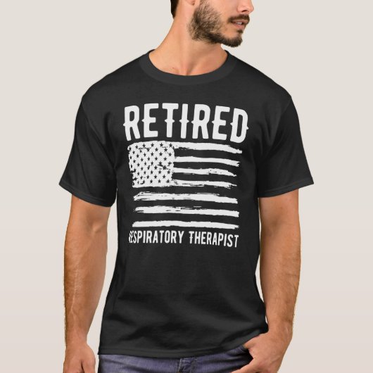 Retired Respiratory Therapist Profession American  Tシャツ (正面)