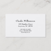 Retired Rip Van Winkle image fun コーリングカード (裏面)