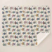 Retired Santa Claus North Pole Ski Club シェルパブランケット (正面(横))