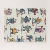 Retired Santa Claus North Pole Ski Club ジグソーパズル (横)