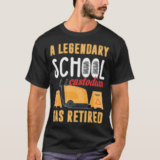 Retired School Custodian Gift School Custodian Ret Tシャツ