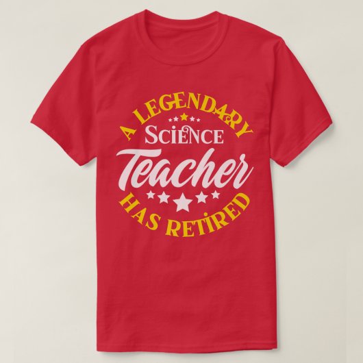 Retired Science Teacher Class Of 2022 2023 Retirem Tシャツ (デザイン正面)
