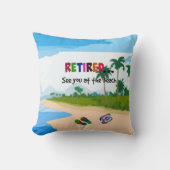 Retired...See you at the Beach クッション (正面)