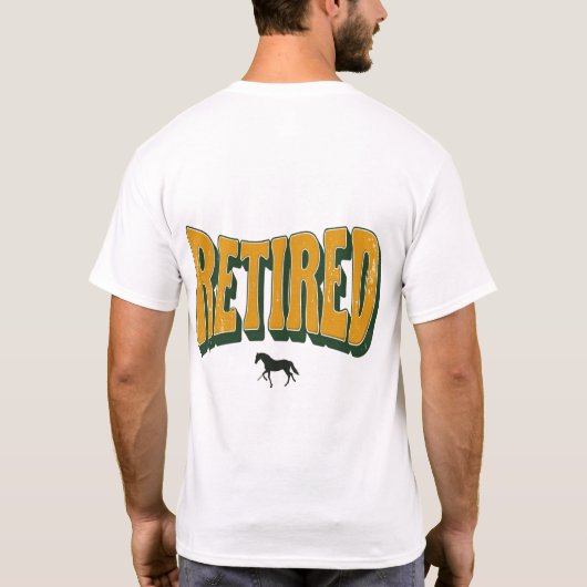 retired tシャツ (裏面)