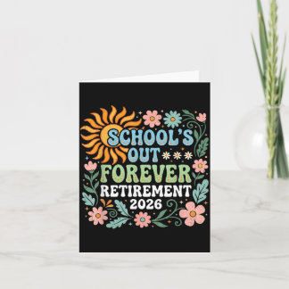 Retired Teacher 2026 Retired Life Teacher カード