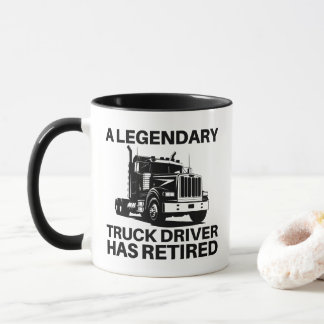Retired Truck Driver Gift Legendary Trucker Retire マグカップ