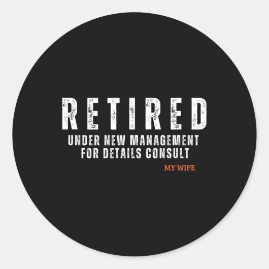 Retired Under New Management For Details Consult M ラウンドシール (正面)
