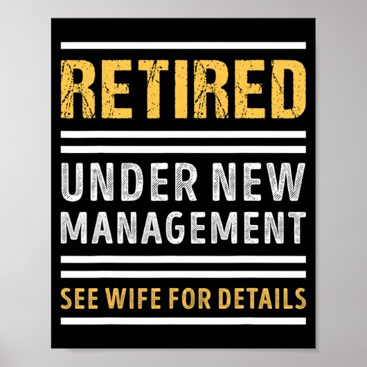 Retired Under New Management Funny Retirement _1  ポスター (正面)